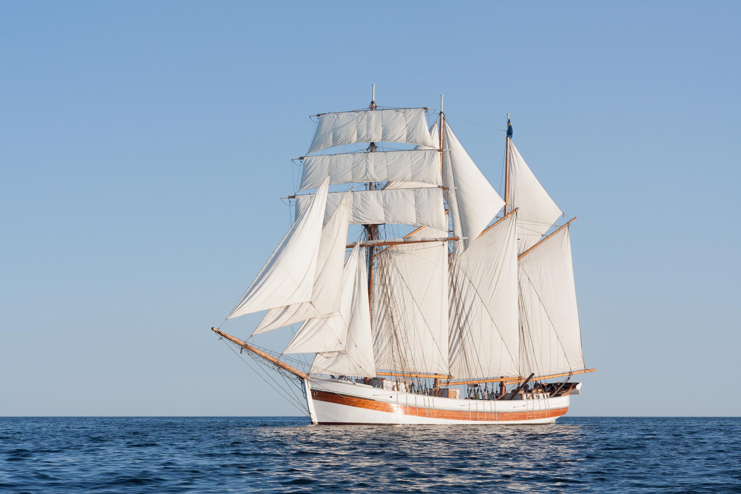 The Schooner Vega, built in Viken, Sweden 1909.